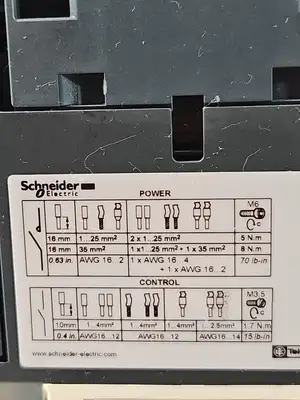 Schneider LC1D50A Coil Contactor 80A (BIN333)