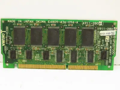 Okuma 1911-2806 Flash Memory Card 12MB Circuit Board