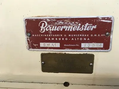 Bauermeister DW51 3-Roll Refiner