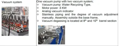 Complete “FULL” Compounding Line 64mm Twin Screw