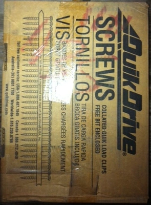 Screws,No.X1S1016, 5/16 HEX #10x1",Approx.1500 screws per box(33)Boxes Available
