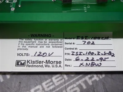 USED KISTLER MORSE ISI-100CH