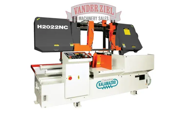 New | in-Stock CLAUSING H2022NC Horizontal Band Saws Michigan US | Vander Ziel Machinery Sales #482400