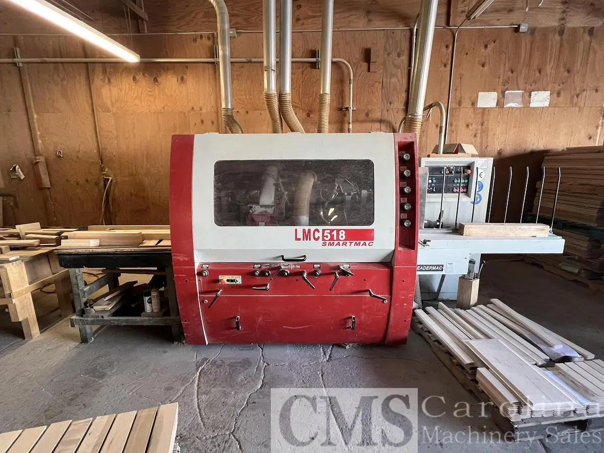 Used LEADERMAC LMC 518 SMARTMAC 5-HEAD MOULDER Woodworking Moulders North Carolina US | CAROLINA MACHINERY SALES #1262324