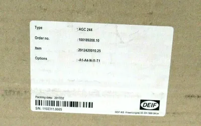 NEW DEIF 2910420010.25 AGC 244