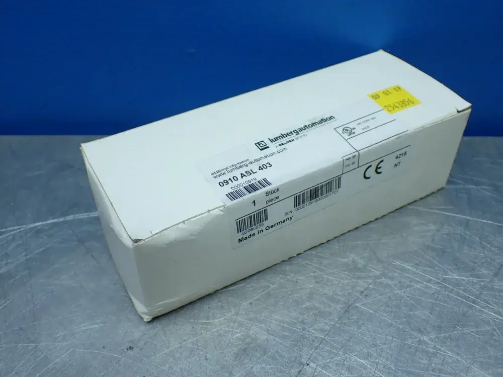 NEW LUMBERG AUTOMATION 0910 ASL 403