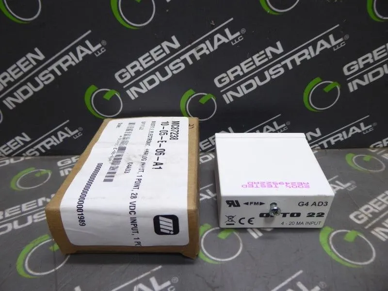 Opto 22 G4 AD3 Analog Input Relay 4 - 20 MA 28 VDC New NIB