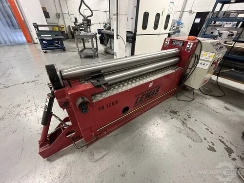 Used LEMAS TR-120/5 Plate Bending Rolls including Pinch Wisconsin US | Mac-Tech #400530