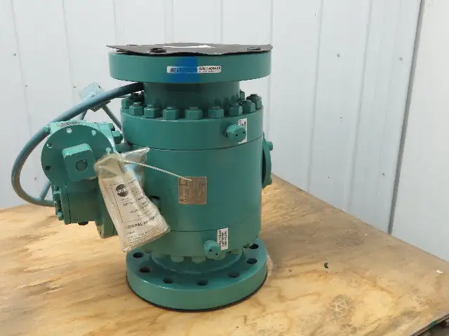 PBV 6700 Series 6" Flanged #600 Trunnion Ball Valve Handwheel Gear Operator