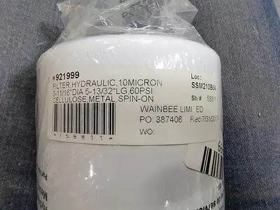 NEW PARKER FILTRATION 921999