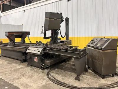 20" x 24" HEM MODEL #VT-125HA-1-SS SMART-SAW AUTOMATIC VERTICAL BAND SAW WITH NESTING: YOBRO #24105