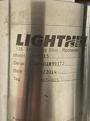 USED 2014 ALLEGHENY BRADFORD 171 LITER STAINLESS STEEL JACKETED REACTOR 45 PSI W/ AGITATOR