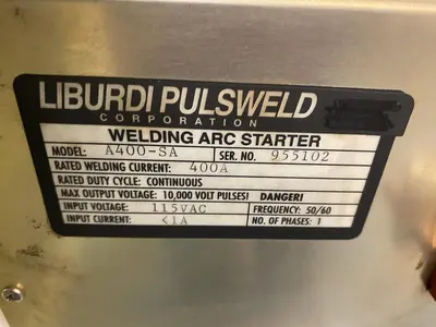 Used LIBURDI PULSWELD A400-SA Arc Welders Ohio US | Surplus Asset Holdings #1227954