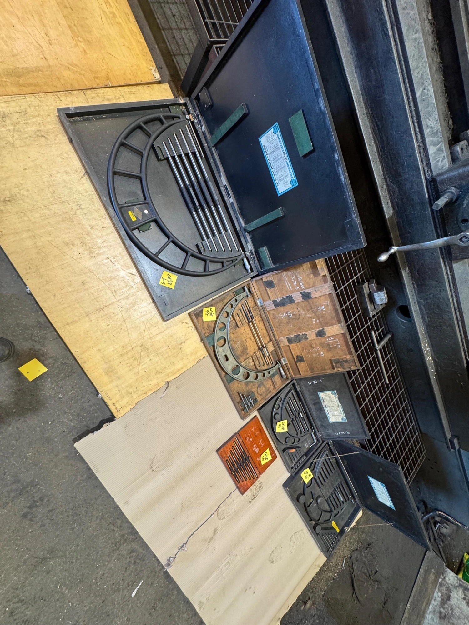 USED MOORE & WRIGHT (4) OD Micrometers