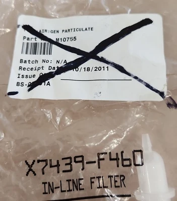 *NEW* LOT OF 14 Piab X7439-F460 In-Line Filters 25 Micron I311-DG + Warranty!