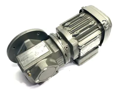 USED SEW-EURODRIVE RIGHT ANGLE GEARMOTOR, 35.1 GEAR RATIO, 3-PHASE