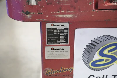 Used AMADA CSW-250 Notching Machines California US | Sterling Machinery Exchange #1465625