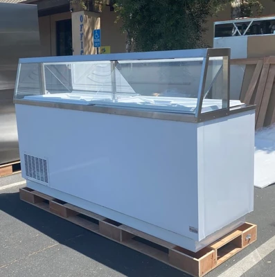 171-0348 88" Full Service Self Contained Popsicle Cabinet Freezer
