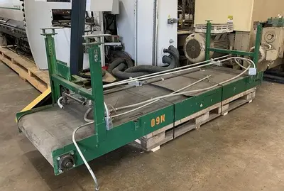 USED TIMESAVERS TB337-2HDA, 37" TOP & BOTTOM ABRASIVE PLANER SYSTEM