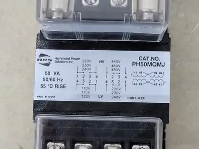 Used HAMMOND POWER SOLUTIONS INC. PH50MQMJ Transformers British Columbia CA | Lenmark #266035