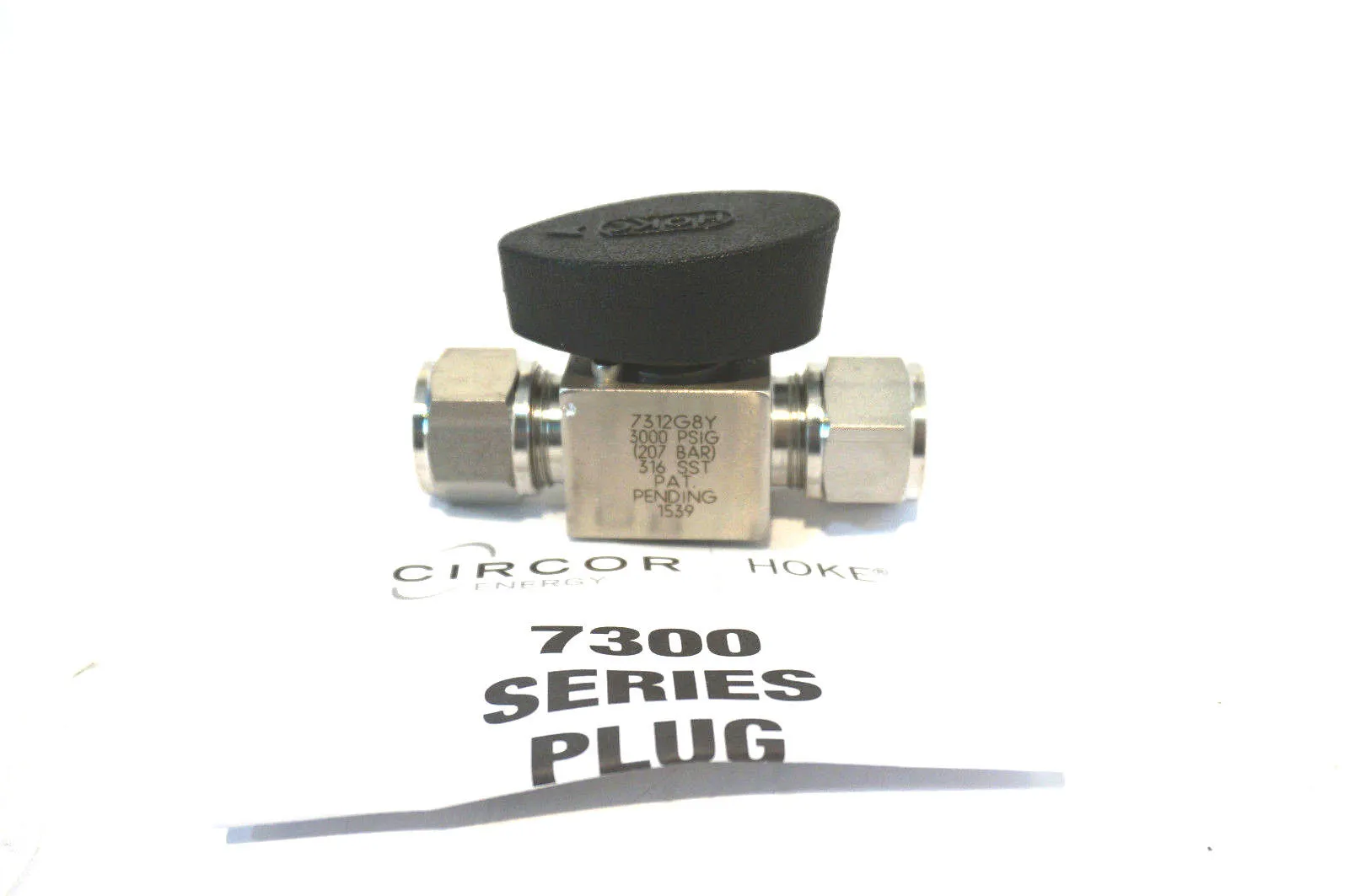NEW CIRCOR HOKE 7312G8Y PLUG VALVE 7300 SERIES