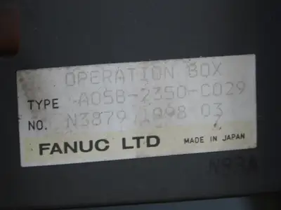 Fanuc M-6I Industrial Robot 6 Axis R-J2 Controller Teach Pendant Spray Head