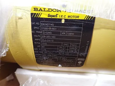 USED BALDOR EMVM3714D