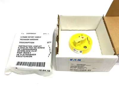 USED EATON UNSHROUDED YELLOW GMCP ROTARY HANDLE TYPE 1 8703C76G07