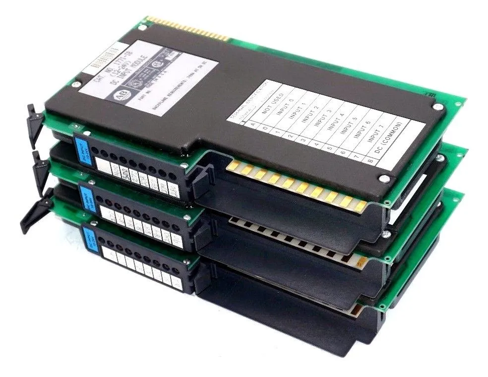 3 USED ALLEN BRADLEY 1771-IB INPUT MODULES 1771IB