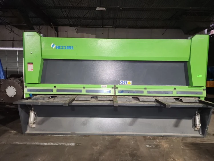 Used 2022 ACCURL 13' X 1/2'' MASTER CUT Sheet Metal Shears Illinois US | Revelation Machinery #763215