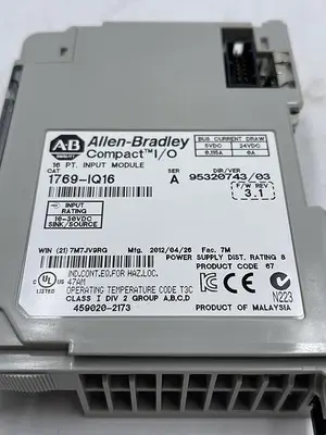 Used ALLEN-BRADLEY ALLEN-BRADLEY 1769-IQ16 SER A PLC Input & Output | ND Industrial Surplus #1214822