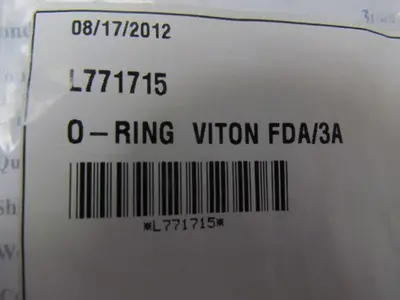 APV SPX L771715 O-ring viton FDA/3A CAT 2 NIB
