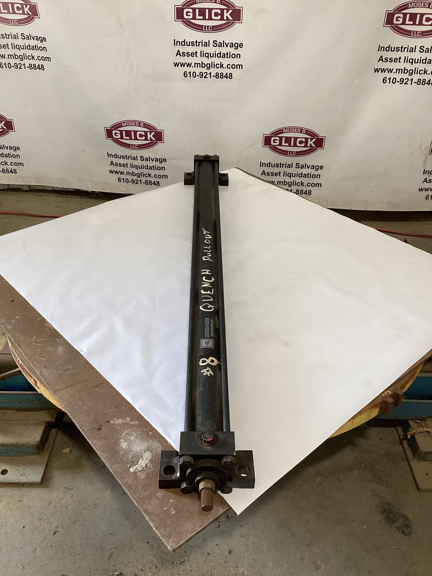 Hydro-Line Double-Acting Hydraulic Cylinder 3000 psi 44.5” Stroke 3” Bore