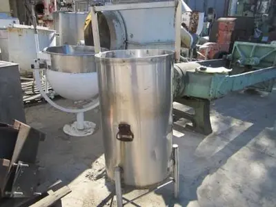 Tank, 50 Gallon, S/st, 20" Dia x 35", OT/FB #S737505