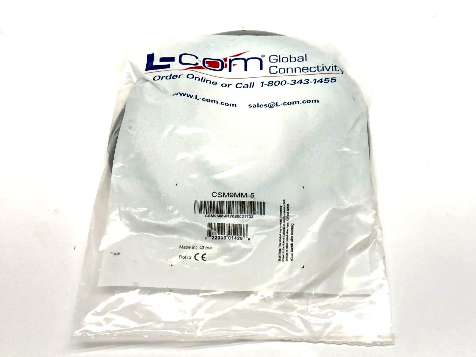 New | in-Stock L-Com CSM9MM-5 Cable & Wire Michigan US | Maverick Industrial Sales #1461085