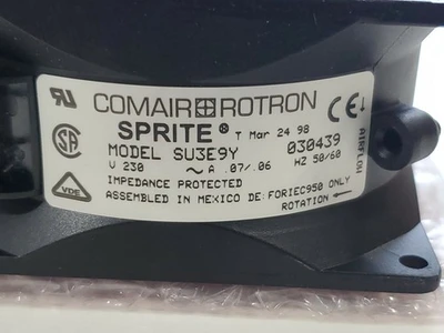 New | in-Stock Comair Rotron SU3E9Y Electronic Component Fans Indiana US | J&J Industrial Supply #520250