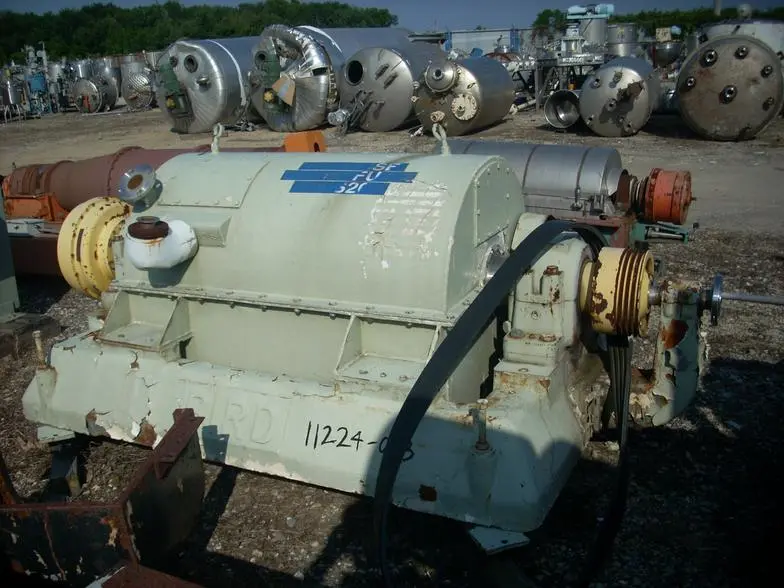 Used Bird Model 24 X 38 screen bowl centrifuge