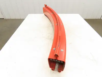 Demag KBK-II-R Overhead Crane 45° Curved Section Monorail 2200lb Power Rail 46"