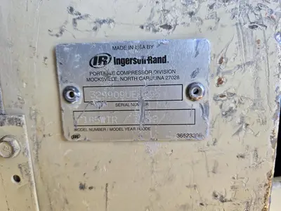 USED INGERSOLL RAND P185 WIR