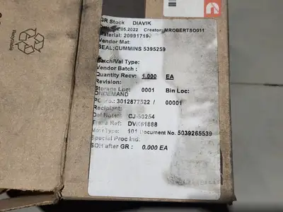 NEW CUMMINS 5395259