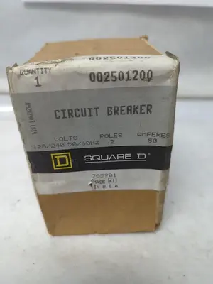 New | in-Stock SQUARE D QO2501200 Miscellaneous Equipment (Electrical & Power) Ohio US | Surplus Asset Holdings #1236022