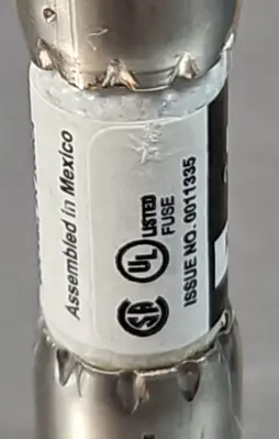 Bussmann KTK-R-7 600Vac Fast-Acting Fuse Loc4B27