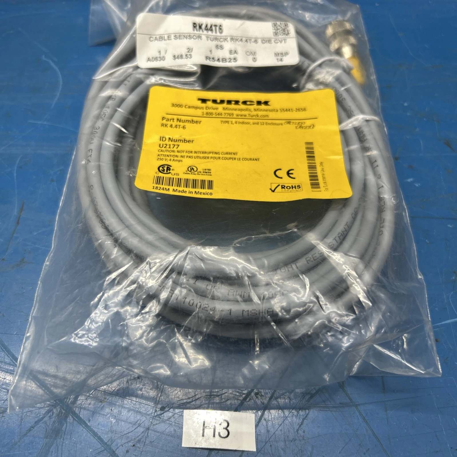 NEW Turck RK 4.4T-6