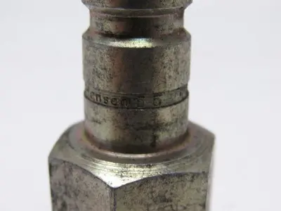 Hanson #55 Steel Male Ball Lock Pneumatic Quick Connect Fitting 1/2 NPT Female