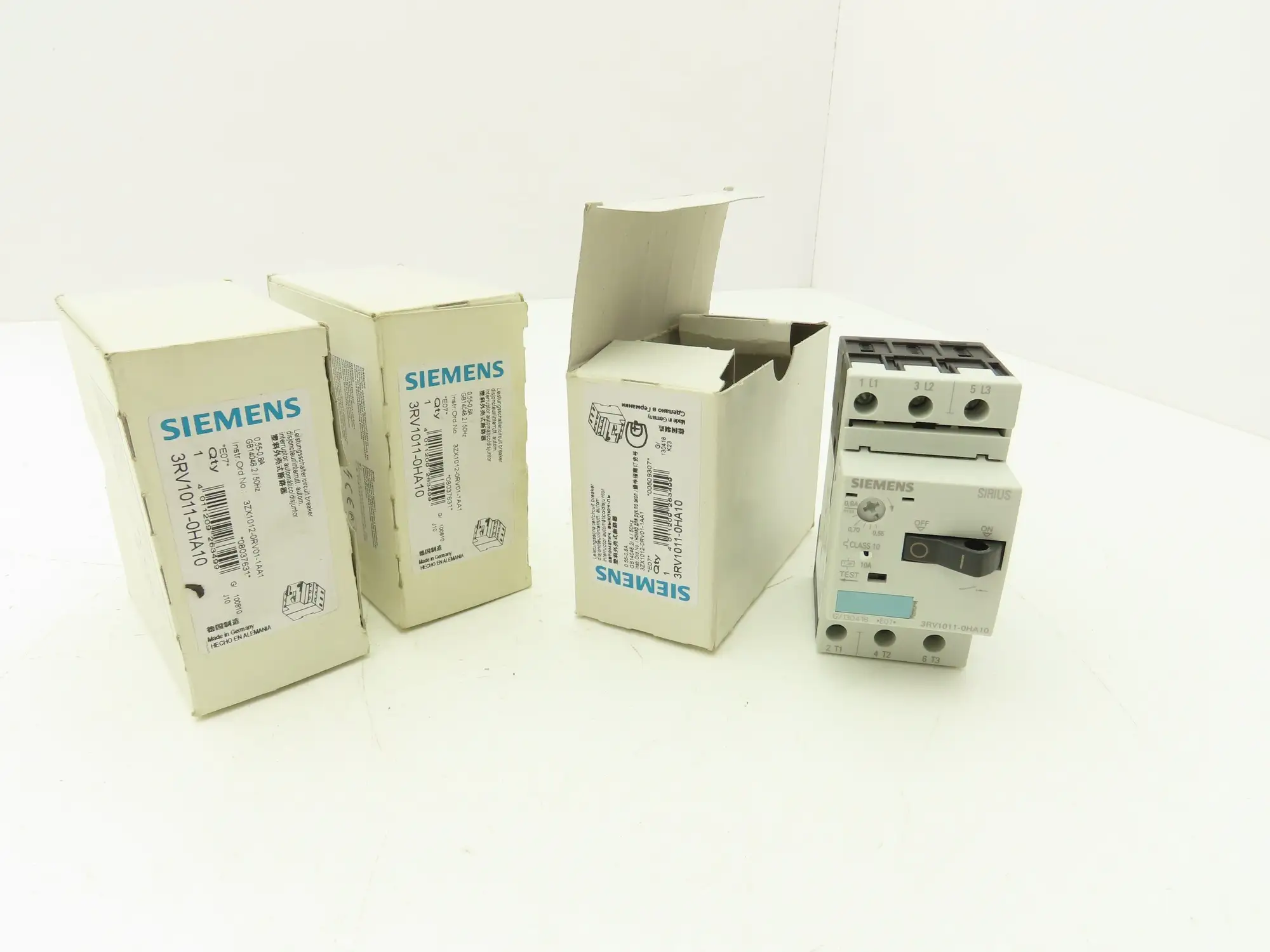 Siemens Circuit Breaker 3-Pole 0.55-0.8A Motor Starter Protection Lot Of 3