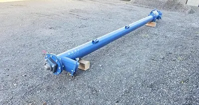 Used Screw Conveyor, 8" Diameter X 224'' Long