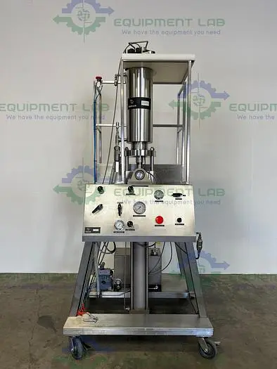 Used VARIAN L & L4006MLWJ LOAD & LOCK 6" CHROMATOGRAPHY COLUMN ON SKID W/ FEED PUMP HPLC Columns California US | Equipment Lab #487965