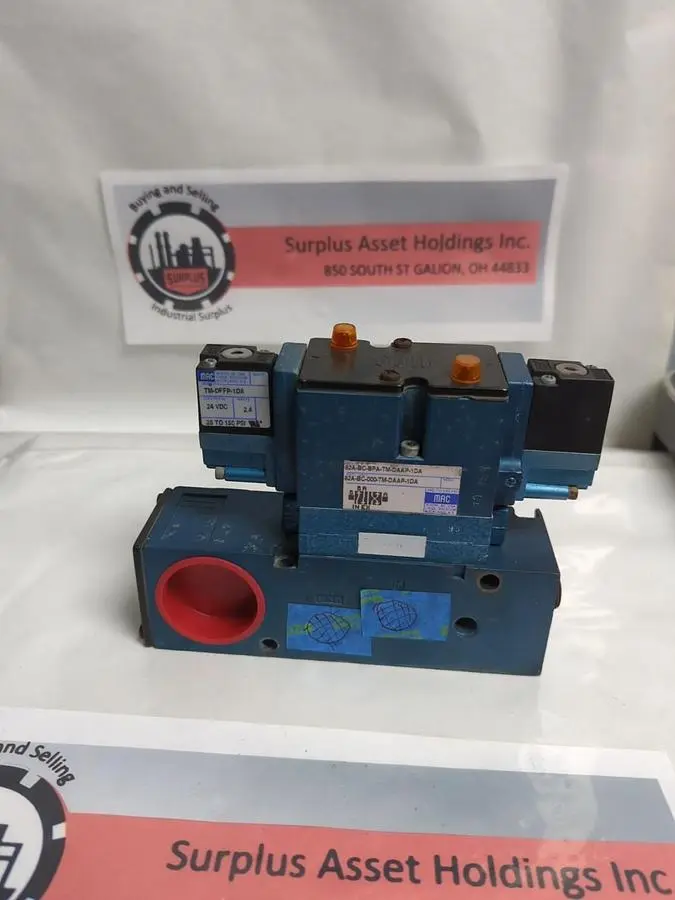 Used MAC VALVES 82A-BC-BPA-TM-DAAP-1DA/82A-BC-000-TM-DAAP-1DA Solenoid Valves Ohio US | Surplus Asset Holdings #1238717