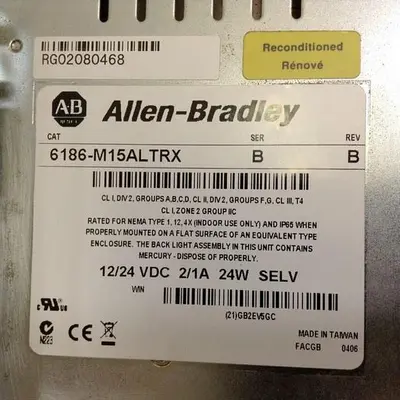 USED ALLEN BRADLEY 6186-M15ALTRX SER B