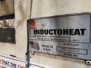Used _UNKNOWN_ _UNKNOWN_ Induction Heaters New Jersey US | National Machinery Exchange #1500065